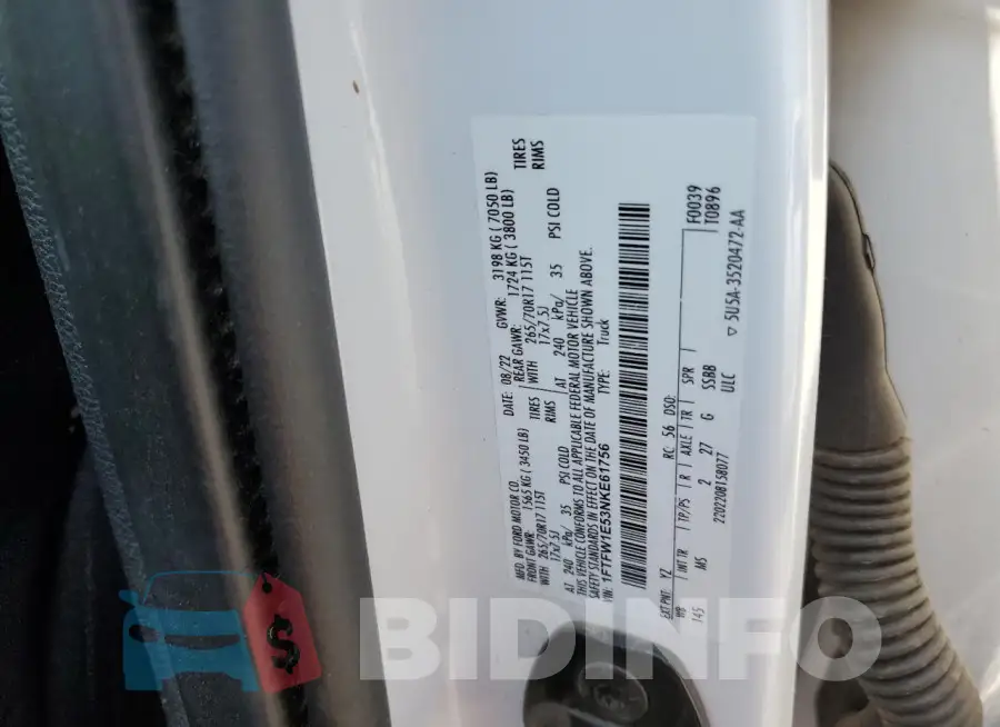 1FTFW1E53NKE61756 Photo# 12