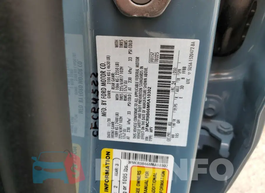 3FMCR9B66MRA10302 Photo# 13