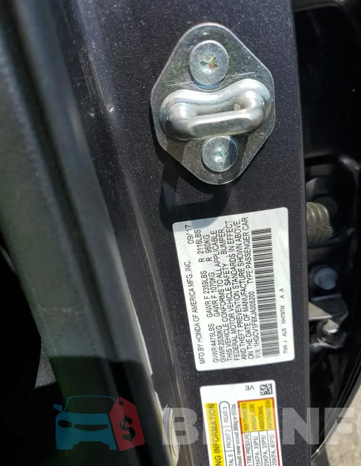 1HGCV1F9XJA005200 Photo# 12