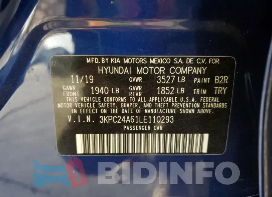 3KPC24A61LE110293 Photo# 13