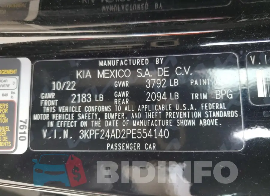 3KPF24AD2PE554140 Photo# 12