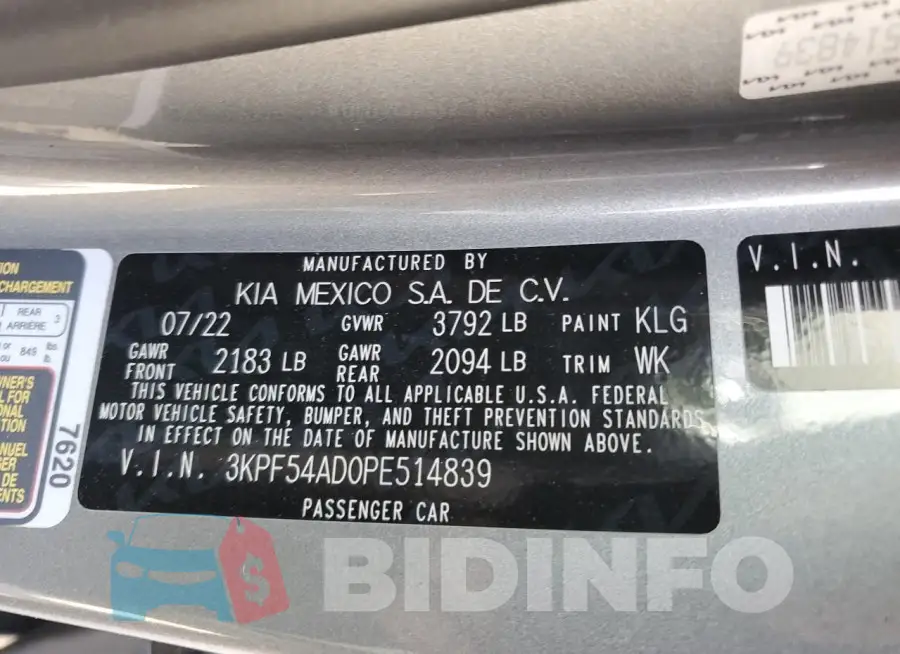3KPF54AD0PE514839 Photo# 13