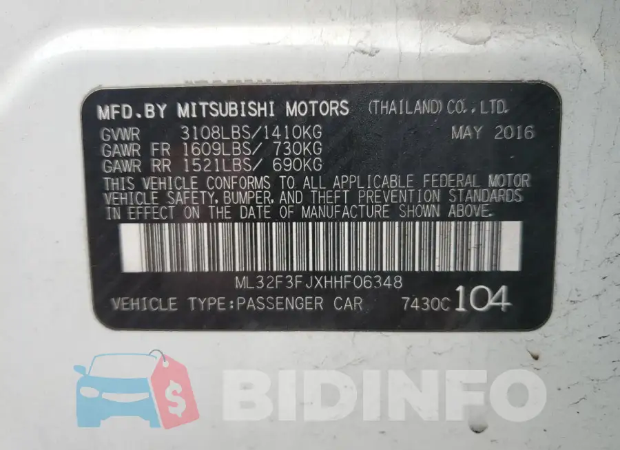 ML32F3FJXHHF06348 Photo# 12