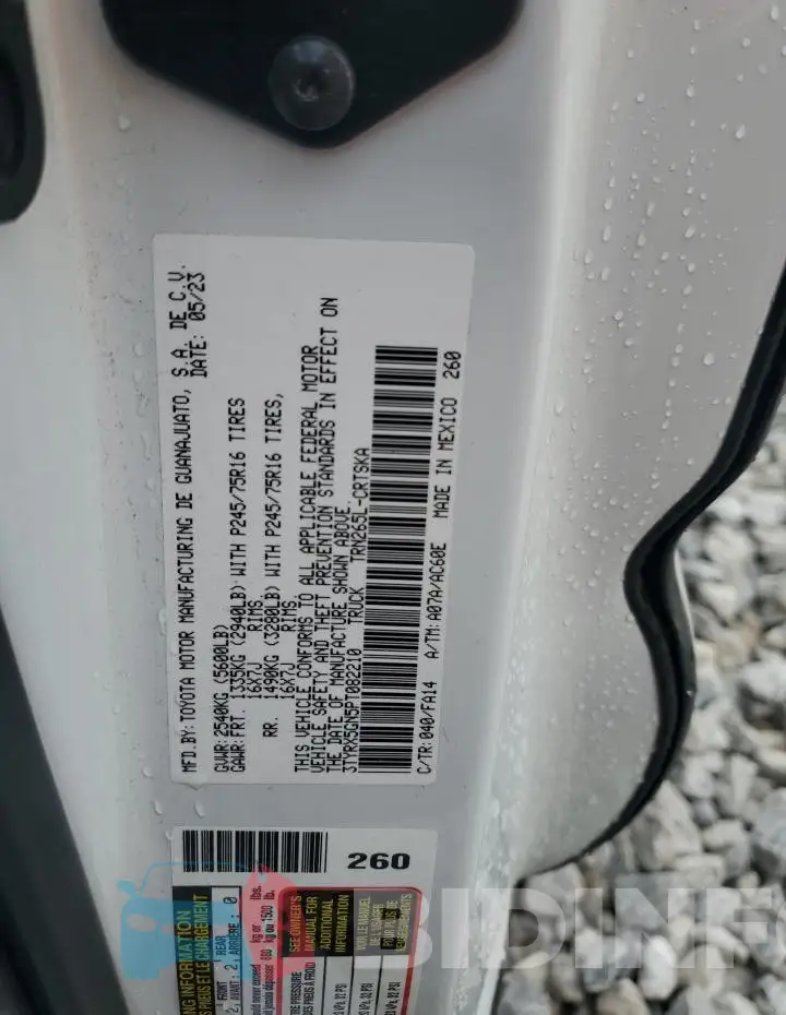 3TYRX5GN5PT082210 Photo# 12