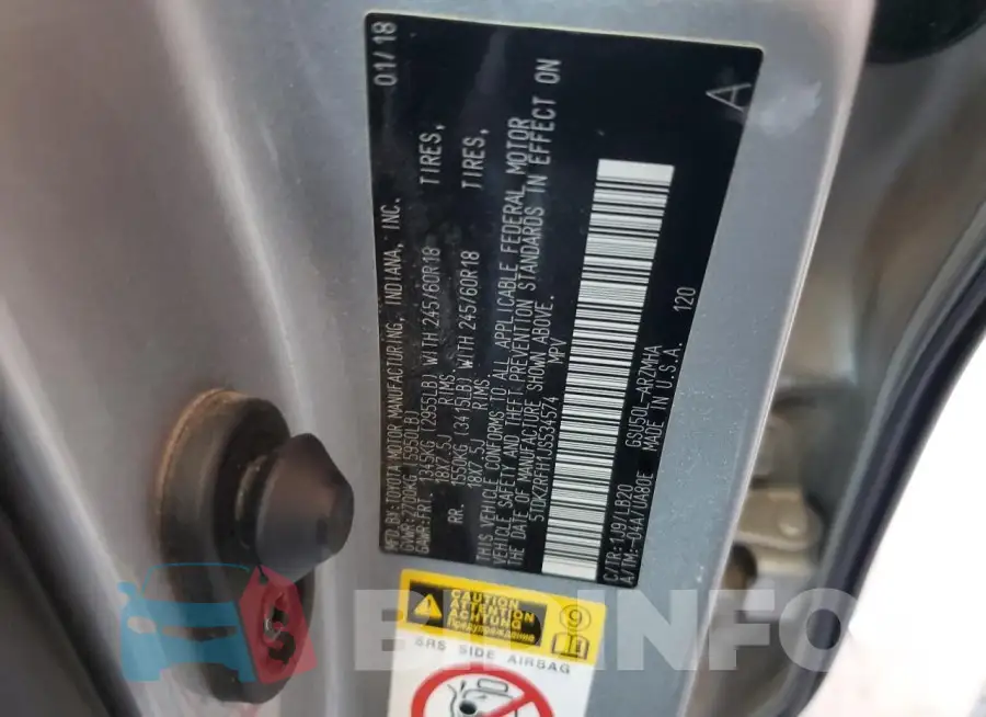 5TDKZRFH1JS534574 Photo# 12