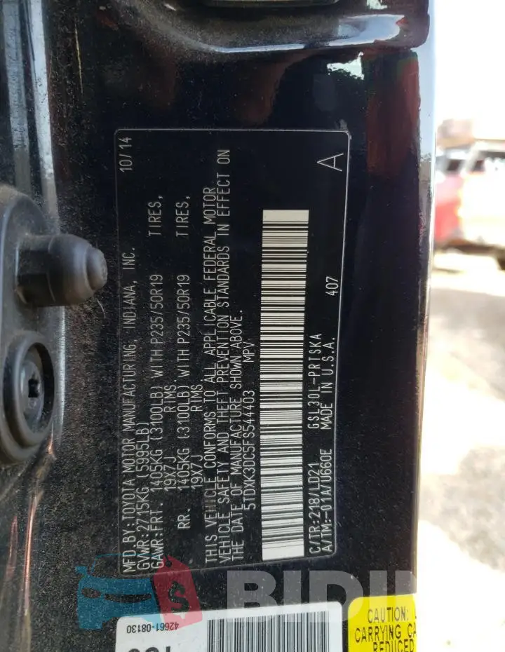 5TDXK3DC5FS544403 Photo# 12