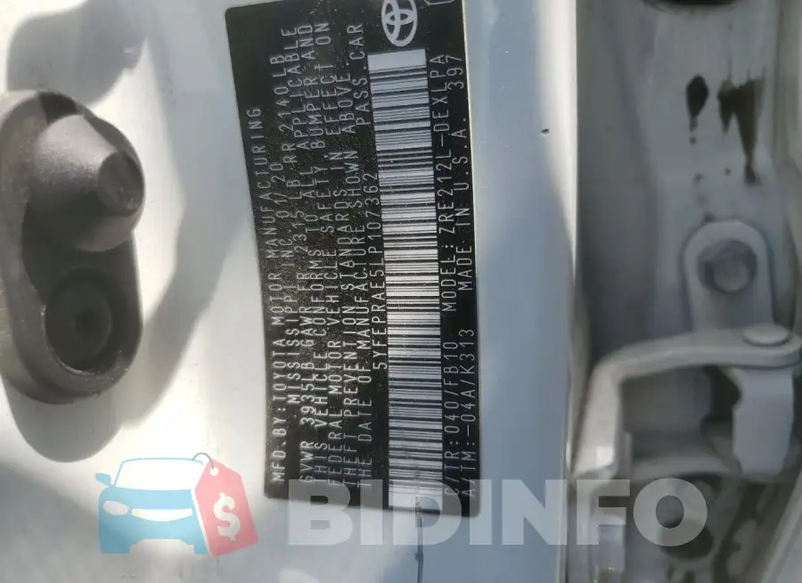 5YFEPRAE5LP107362 Photo# 12