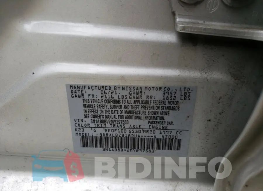 3N1AB8BV2MY297583 Photo# 12