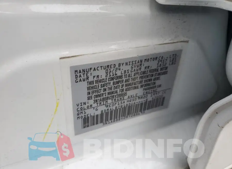 3N1AB8BV2RY288695 Photo# 12