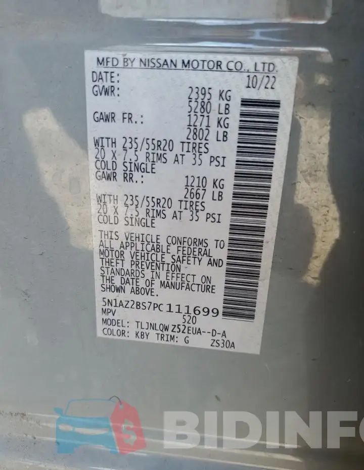 5N1AZ2BS7PC111699 Photo# 13