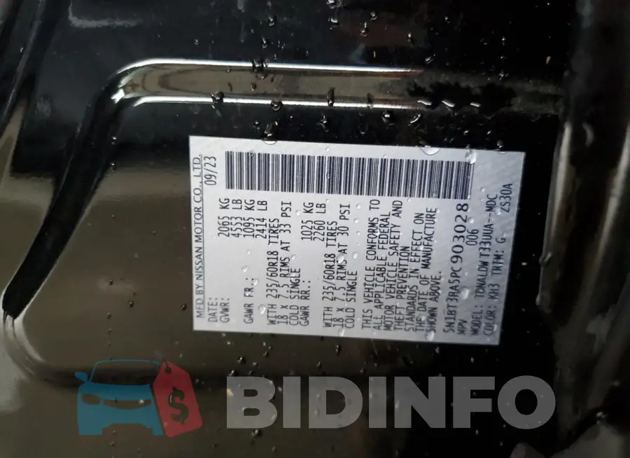 5N1BT3BA5PC903028 Photo# 14