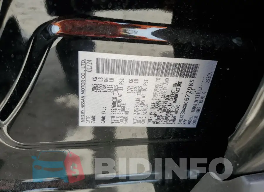5N1BT3BAXRC672985 Photo# 14