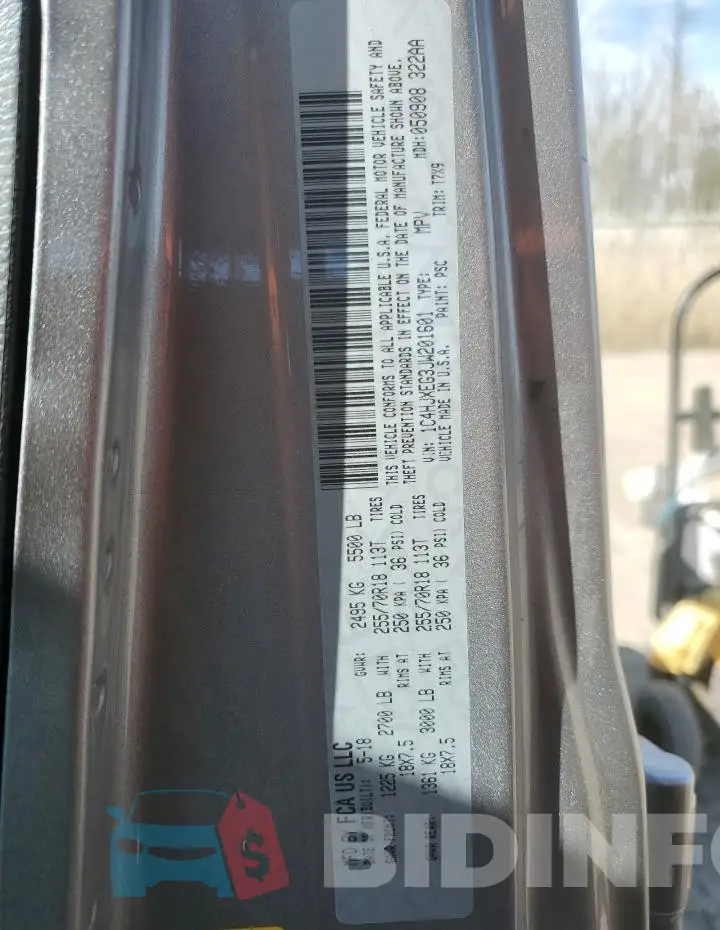 1C4HJXEG3JW201601 Photo# 12