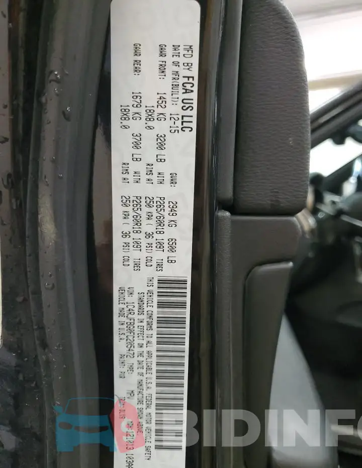 1C4RJFBG0FC205472 Photo# 13