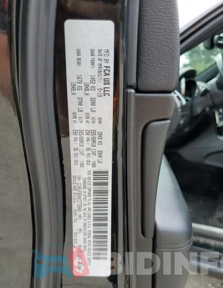 1C4RJFBGXKC772900 Photo# 13