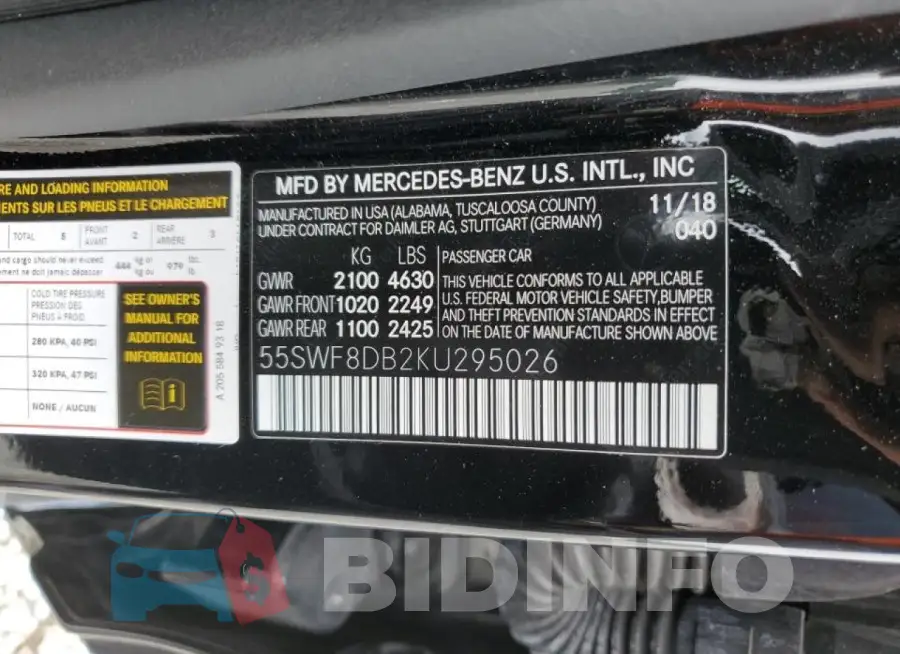 55SWF8DB2KU295026 Photo# 13