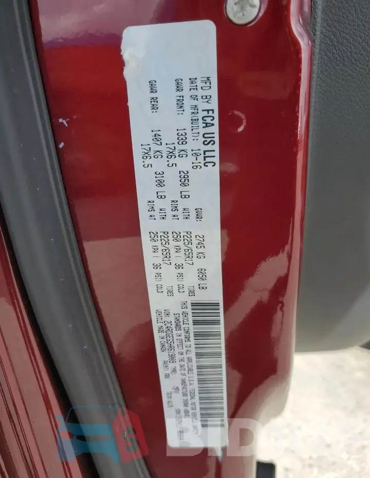 2C4RDGEG5HR619009 Photo# 12