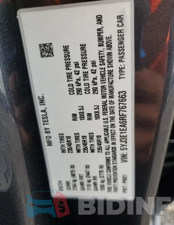 5YJ3E1EA6RF767663 Photo# 12