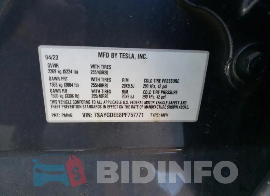 7SAYGDEE8PF757771 Photo# 13