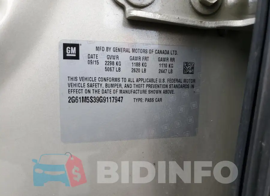 2G61M5S39G9117947 Photo# 12