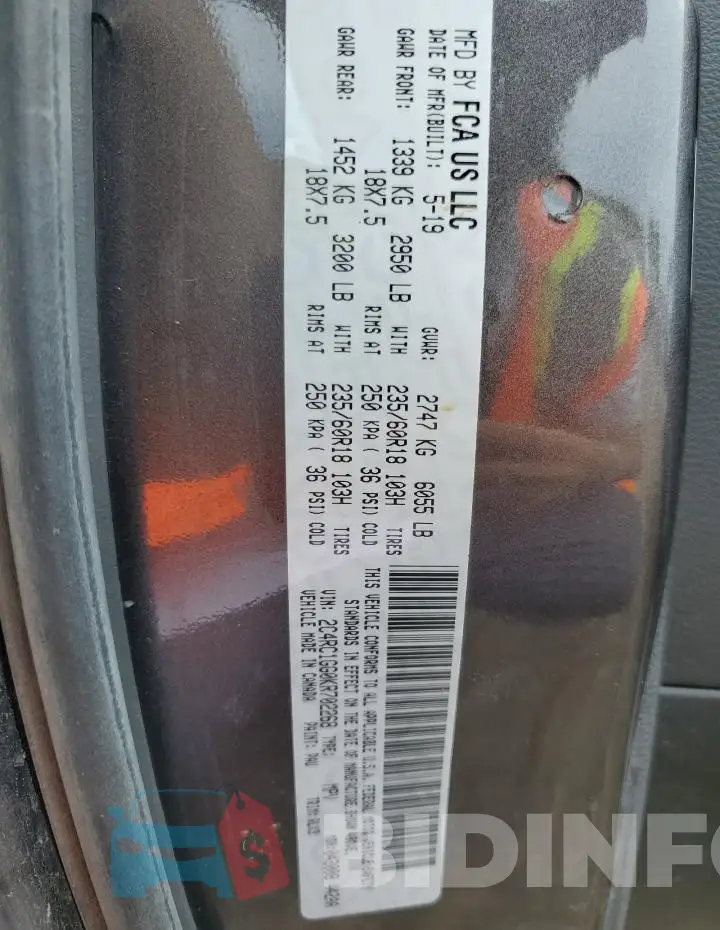 2C4RC1GG0KR702268 Photo# 13