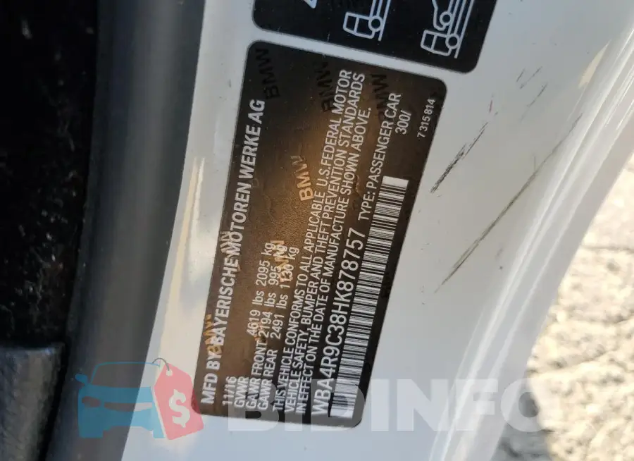 WBA4R9C38HK878757 Photo# 13