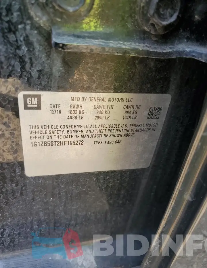 1G1ZB5ST2HF196272 Photo# 12