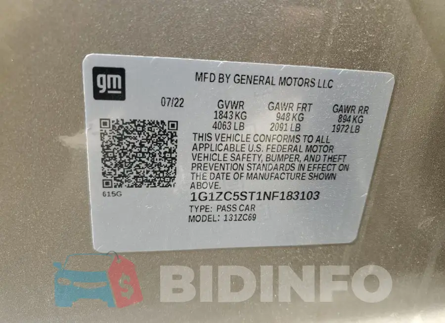 1G1ZC5ST1NF183103 Photo# 13