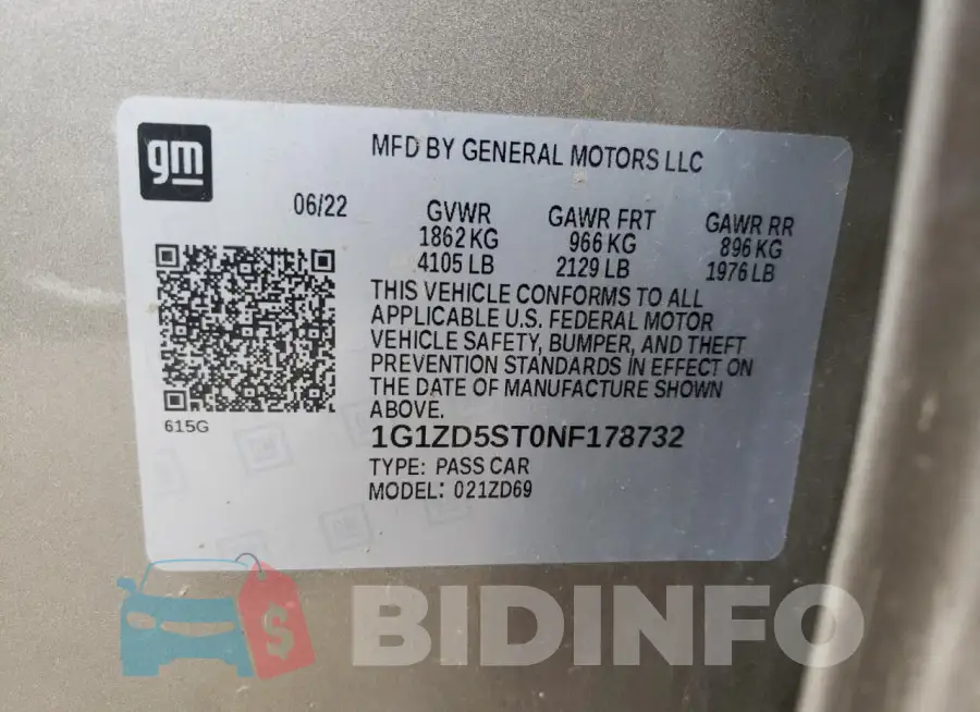 1G1ZD5ST0NF178732 Photo# 12
