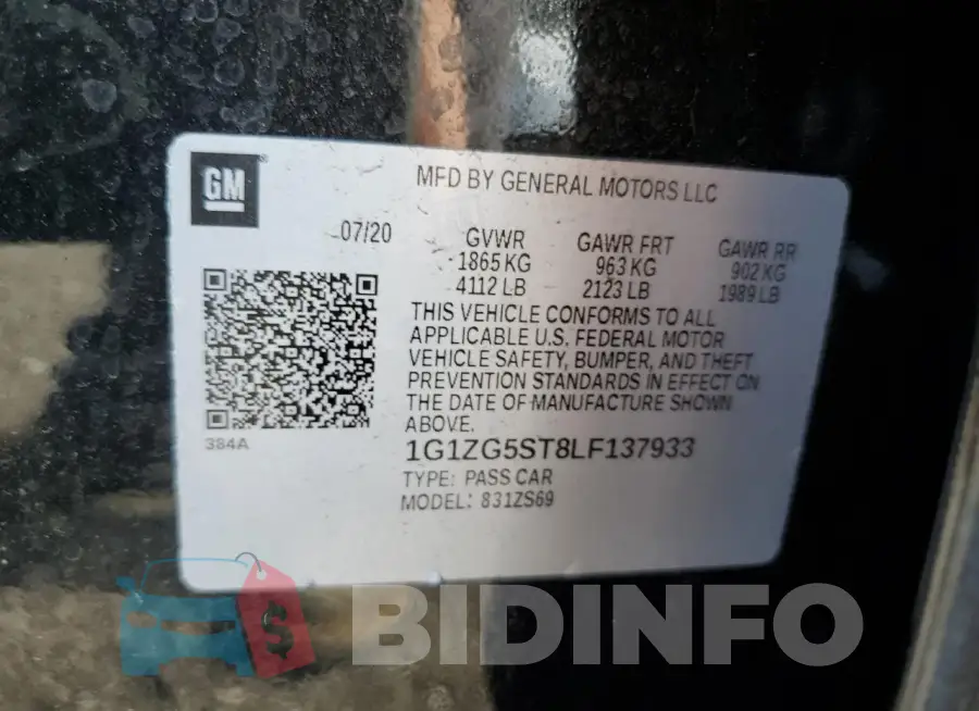 1G1ZG5ST8LF137933 Photo# 12