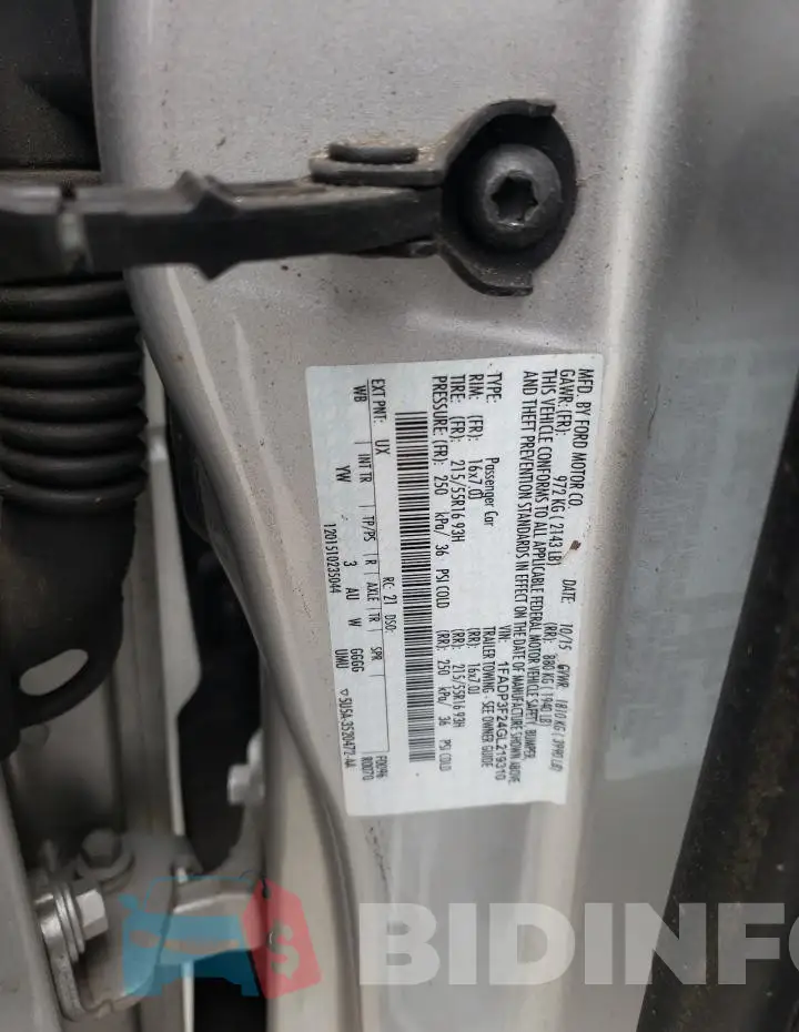1FADP3F24GL219310 Photo# 12