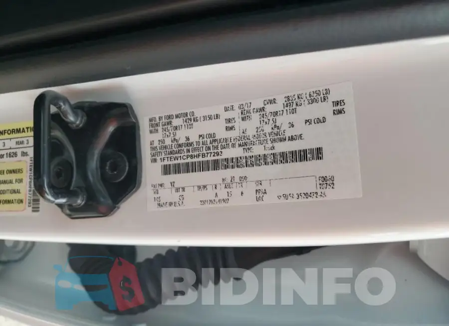 1FTEW1CP8HFB77293 Photo# 13