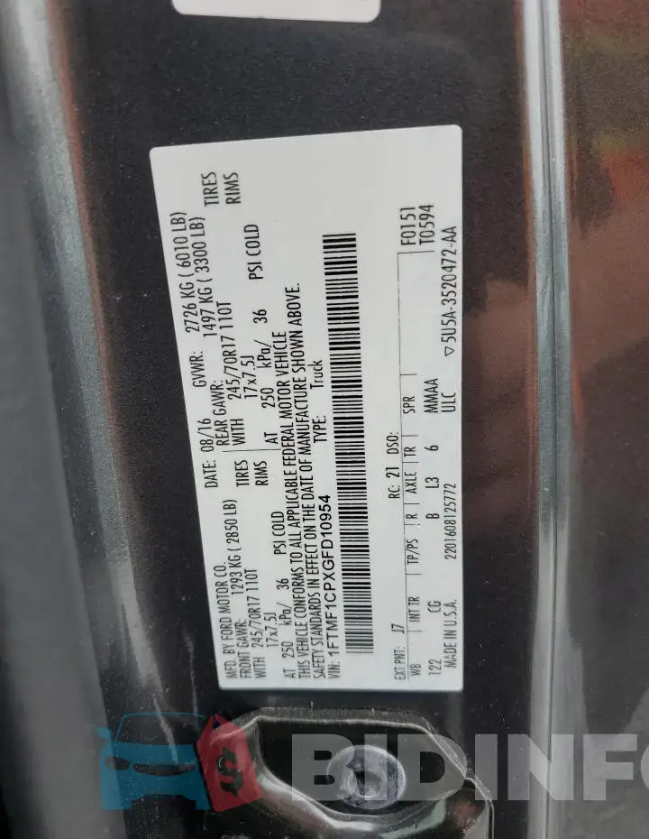 1FTMF1CPXGFD10954 Photo# 12