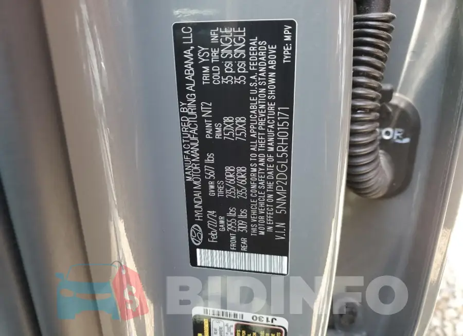 5NMP2DGL5RH015171 Photo# 13