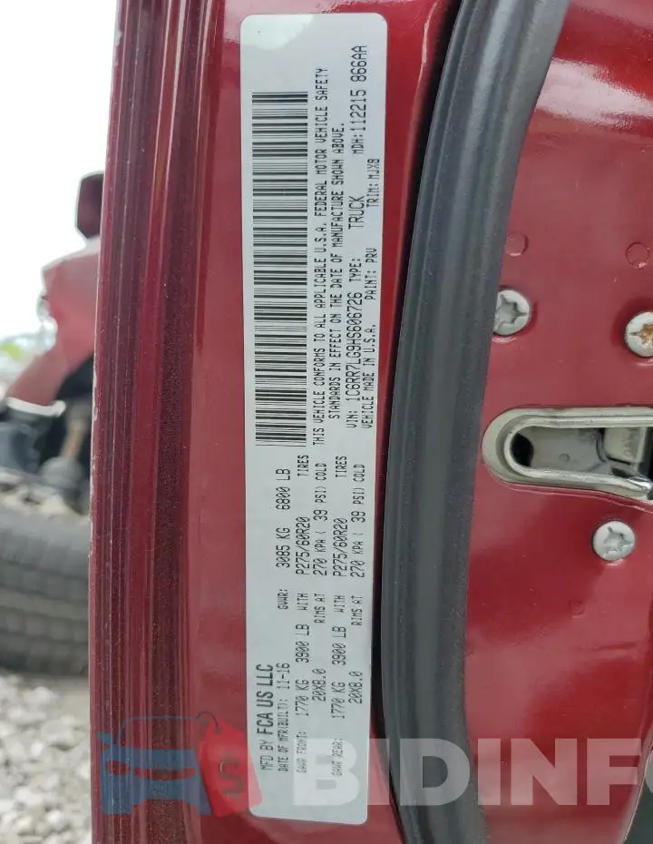 1C6RR7LG9HS606726 Photo# 13