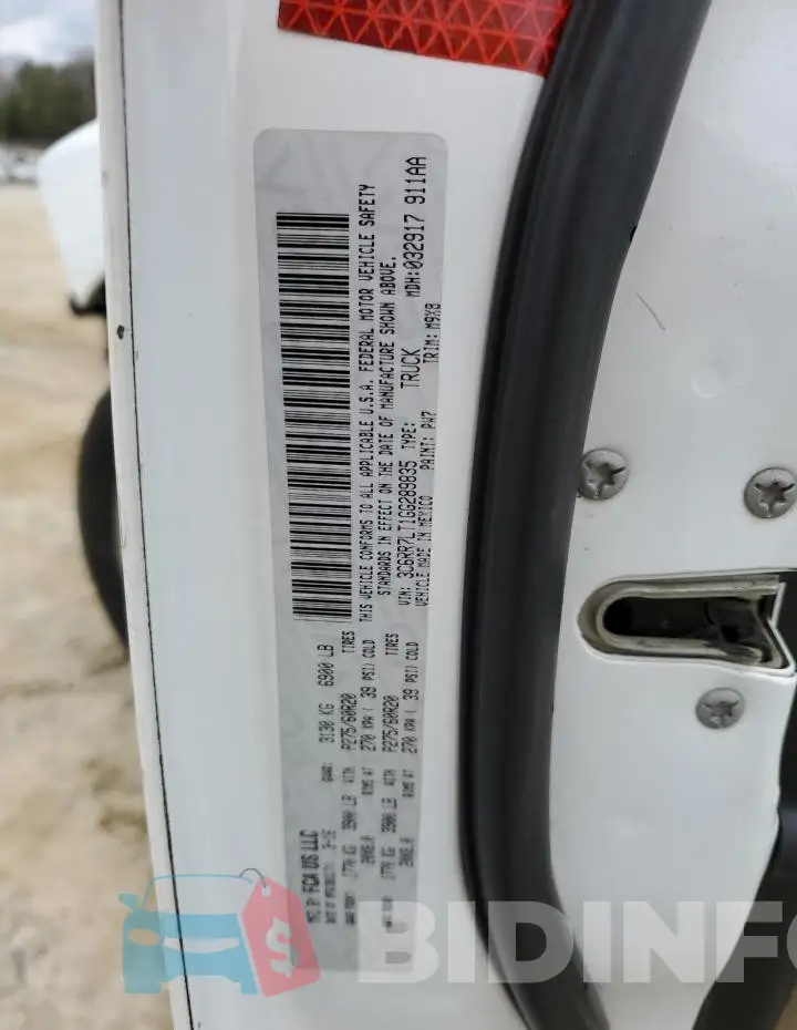 3C6RR7LT1GG289835 Photo# 13