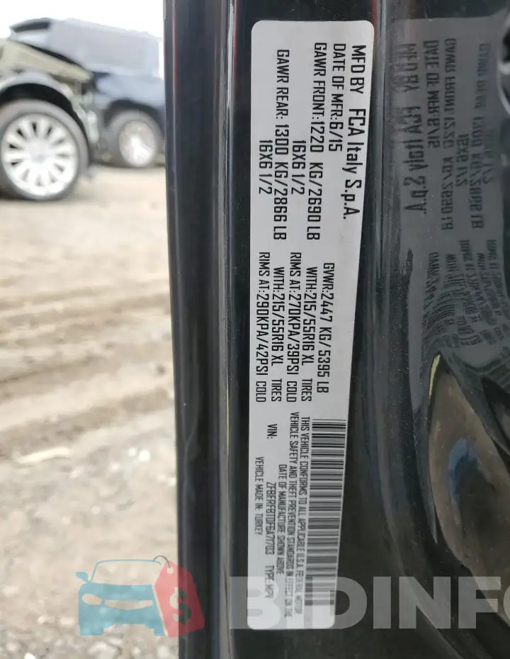 ZFBERFBT0F6A71703 Photo# 13