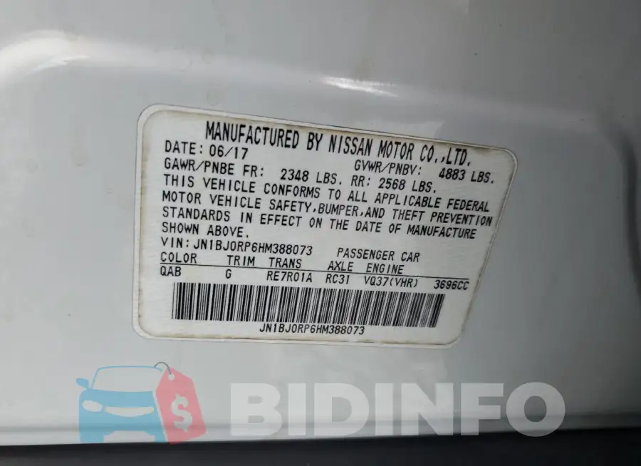 JN1BJ0RP6HM388073 Photo# 13