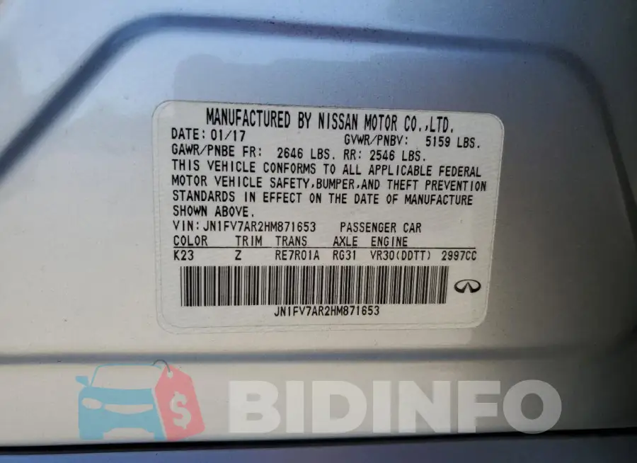 JN1FV7AR2HM871653 Photo# 12