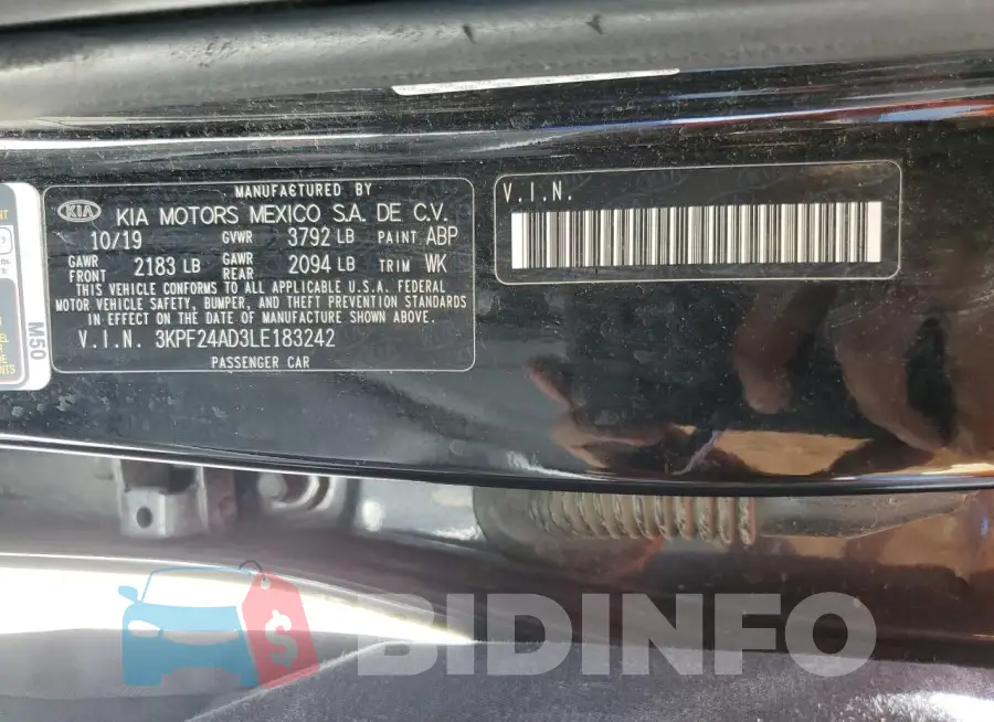 3KPF24AD3LE183242 Photo# 13