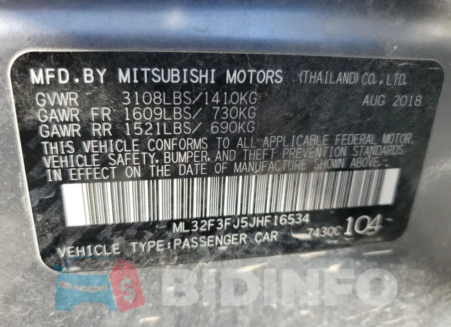 ML32F3FJ5JHF16534 Photo# 12
