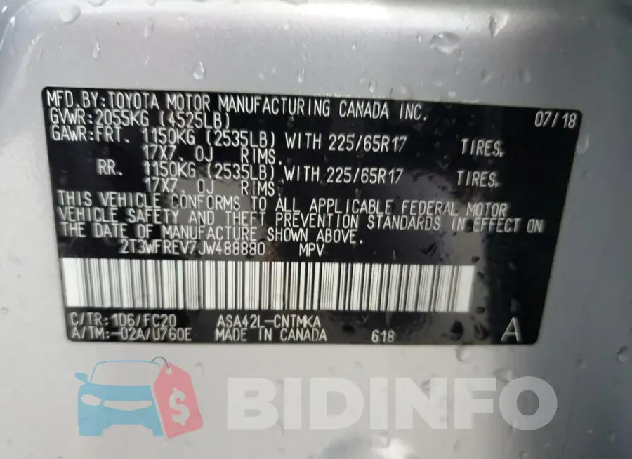 2T3WFREV7JW488880 Photo# 13