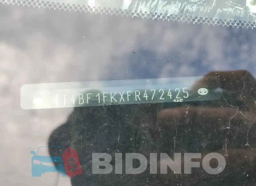 4T4BF1FKXFR472425 Photo# 12
