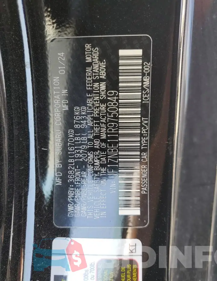 JF1ZNBE11R9750849 Photo# 13