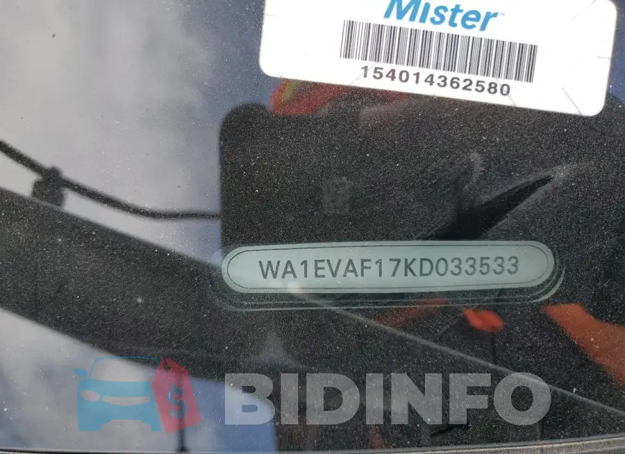 WA1EVAF17KD033533 Photo# 14
