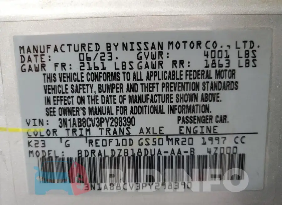3N1AB8CV3PY298390 Photo# 12
