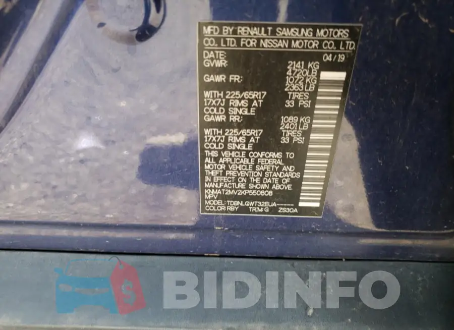 KNMAT2MV2KP550808 Photo# 12