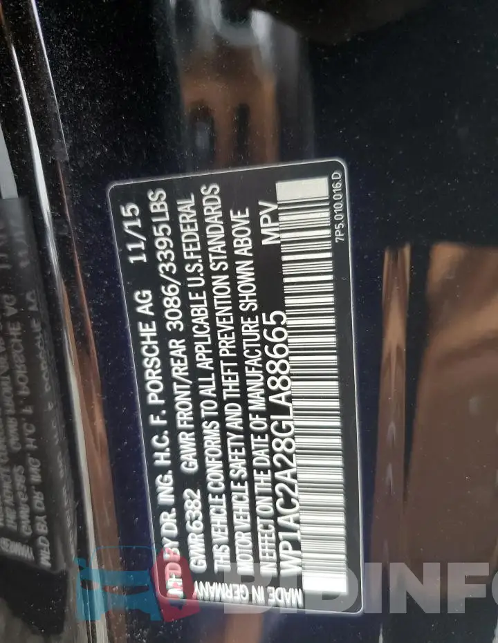 WP1AC2A28GLA88665 Photo# 12