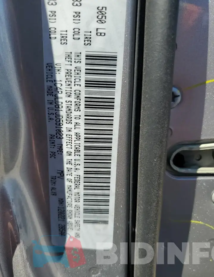 1C4PJLDB1JD591023 Photo# 13