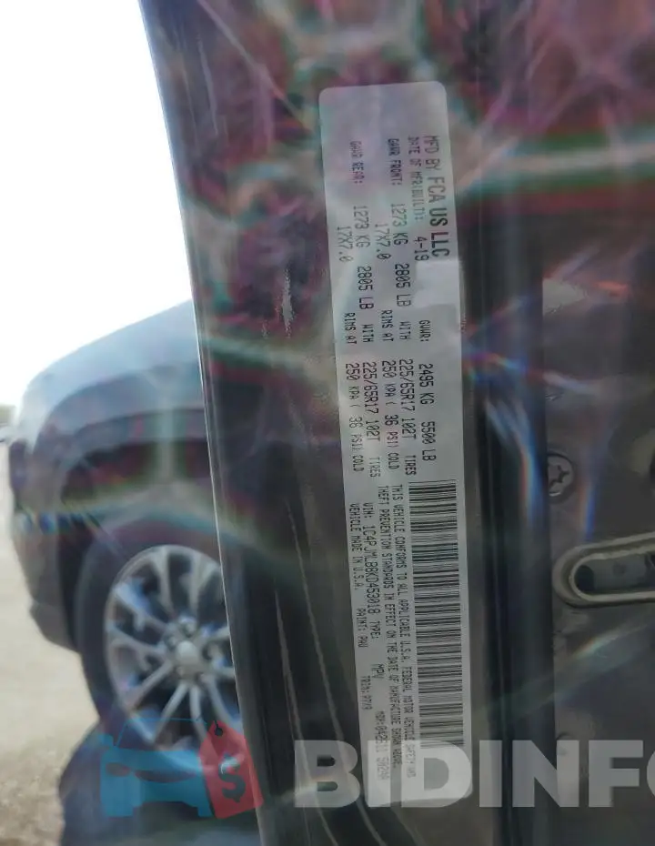 1C4PJMLB8KD453018 Photo# 13